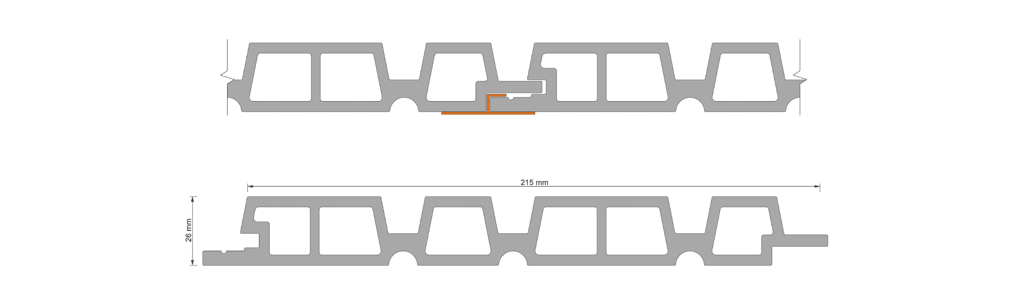 DEKKO EX-LINE UNEVEN BATTEN (clicked)
